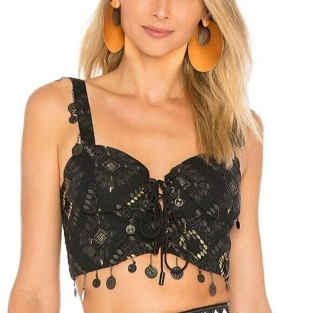 House of Harlow 1960 x REVOLVE Goldie Crop - Slate